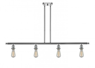 Bare Bulb - 4 Light - 48 inch - Polished Chrome - Stem hung - Island Light (3442|516-4I-PC-LED)