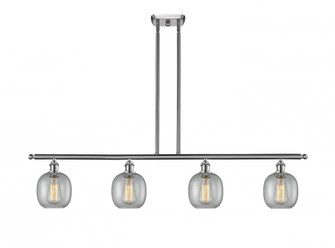 Belfast - 4 Light - 48 inch - Brushed Satin Nickel - Stem hung - Island Light (3442|516-4I-SN-G104-LED)