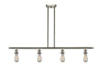 Bare Bulb - 4 Light - 48 inch - Brushed Satin Nickel - Stem hung - Island Light (3442|516-4I-SN-LED)