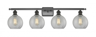 Athens - 4 Light - 38 inch - Oil Rubbed Bronze - Bath Vanity Light (3442|516-4W-OB-G125-LED)
