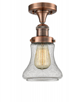 Bellmont - 1 Light - 6 inch - Antique Copper - Semi-Flush Mount (3442|517-1CH-AC-G194-LED)