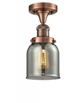 Bell - 1 Light - 5 inch - Antique Copper - Semi-Flush Mount (3442|517-1CH-AC-G53-LED)