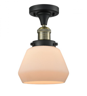 Fulton - 1 Light - 7 inch - Black Antique Brass - Semi-Flush Mount (3442|517-1CH-BAB-G171-LED)