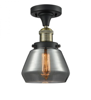 Fulton - 1 Light - 7 inch - Black Antique Brass - Semi-Flush Mount (3442|517-1CH-BAB-G173-LED)