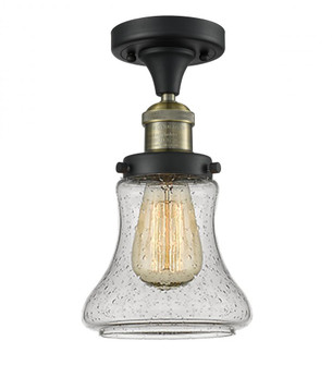 Bellmont - 1 Light - 6 inch - Black Antique Brass - Semi-Flush Mount (3442|517-1CH-BAB-G194-LED)