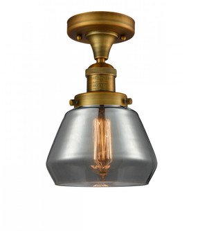 Fulton - 1 Light - 7 inch - Brushed Brass - Semi-Flush Mount (3442|517-1CH-BB-G173-LED)