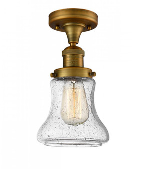 Bellmont - 1 Light - 6 inch - Brushed Brass - Semi-Flush Mount (3442|517-1CH-BB-G194-LED)