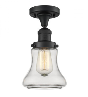 Bellmont - 1 Light - 6 inch - Matte Black - Semi-Flush Mount (3442|517-1CH-BK-G192-LED)