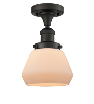 Fulton - 1 Light - 7 inch - Oil Rubbed Bronze - Semi-Flush Mount (3442|517-1CH-OB-G171-LED)