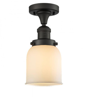 Bell - 1 Light - 5 inch - Oil Rubbed Bronze - Semi-Flush Mount (3442|517-1CH-OB-G51-LED)