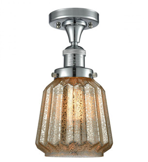 Chatham - 1 Light - 7 inch - Polished Chrome - Semi-Flush Mount (3442|517-1CH-PC-G146-LED)