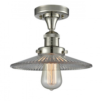 Halophane - 1 Light - 9 inch - Polished Nickel - Semi-Flush Mount (3442|517-1CH-PN-G2-LED)