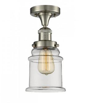 Canton - 1 Light - 6 inch - Brushed Satin Nickel - Semi-Flush Mount (3442|517-1CH-SN-G182-LED)