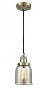 Bell - 1 Light - 5 inch - Antique Brass - Cord hung - Mini Pendant (3442|201C-AB-G58-LED)