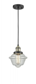 Oxford - 1 Light - 7 inch - Black Antique Brass - Cord hung - Mini Pendant (3442|201C-BAB-G534-LED)