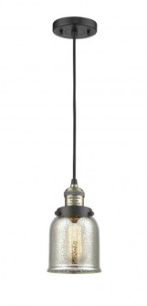 Bell - 1 Light - 5 inch - Black Antique Brass - Cord hung - Mini Pendant (3442|201C-BAB-G58)