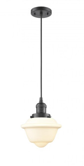 Oxford - 1 Light - 7 inch - Oil Rubbed Bronze - Cord hung - Mini Pendant (3442|201C-OB-G531-LED)
