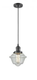 Oxford - 1 Light - 7 inch - Oil Rubbed Bronze - Cord hung - Mini Pendant (3442|201C-OB-G534)