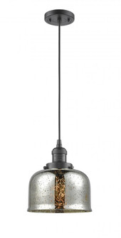 Bell - 1 Light - 8 inch - Oil Rubbed Bronze - Cord hung - Mini Pendant (3442|201C-OB-G78-LED)