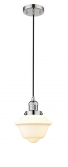 Oxford - 1 Light - 7 inch - Polished Nickel - Cord hung - Mini Pendant (3442|201C-PN-G531)