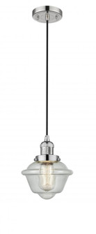 Oxford - 1 Light - 7 inch - Polished Nickel - Cord hung - Mini Pendant (3442|201C-PN-G534-LED)