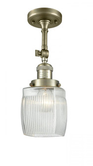 Colton - 1 Light - 6 inch - Antique Brass - Adjustable Semi-Flush Mount (3442|201F-AB-G302)
