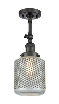 Stanton - 1 Light - 6 inch - Oil Rubbed Bronze - Adjustable Semi-Flush Mount (3442|201F-OB-G262)