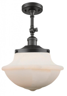 Oxford - 1 Light - 7 inch - Oil Rubbed Bronze - Adjustable Semi-Flush Mount (3442|201F-OB-G531)
