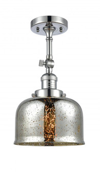 Bell - 1 Light - 8 inch - Polished Chrome - Adjustable Semi-Flush Mount (3442|201F-PC-G78-LED)