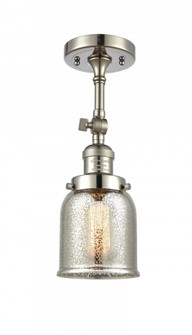 Bell - 1 Light - 5 inch - Polished Nickel - Adjustable Semi-Flush Mount (3442|201F-PN-G58)