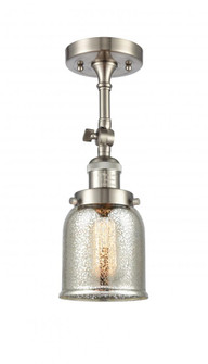 Bell - 1 Light - 5 inch - Brushed Satin Nickel - Adjustable Semi-Flush Mount (3442|201F-SN-G58)
