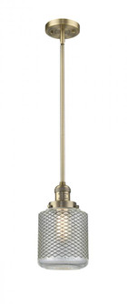 Stanton - 1 Light - 6 inch - Brushed Brass - Stem Hung - Mini Pendant (3442|201S-BB-G262-LED)