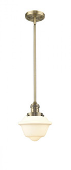 Oxford - 1 Light - 8 inch - Brushed Brass - Stem Hung - Mini Pendant (3442|201S-BB-G531-LED)