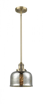 Bell - 1 Light - 8 inch - Brushed Brass - Stem Hung - Mini Pendant (3442|201S-BB-G78)