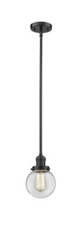 Beacon - 1 Light - 6 inch - Oil Rubbed Bronze - Stem Hung - Mini Pendant (3442|201S-OB-G202-6)
