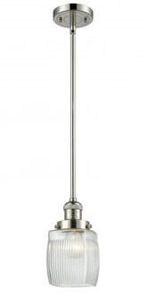 Colton - 1 Light - 6 inch - Polished Nickel - Stem Hung - Mini Pendant (3442|201S-PN-G302)
