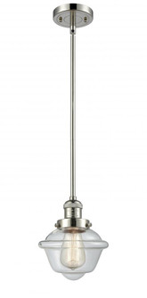 Oxford - 1 Light - 8 inch - Polished Nickel - Stem Hung - Mini Pendant (3442|201S-PN-G532)