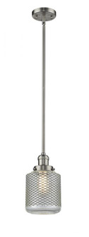Stanton - 1 Light - 6 inch - Brushed Satin Nickel - Stem Hung - Mini Pendant (3442|201S-SN-G262-LED)
