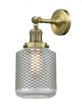 Stanton - 1 Light - 6 inch - Antique Brass - Adjustable Sconce (3442|203-AB-G262)