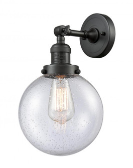 Beacon - 1 Light - 8 inch - Oil Rubbed Bronze - Adjustable Sconce (3442|203-OB-G204-8)