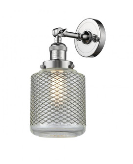 Stanton - 1 Light - 6 inch - Polished Chrome - Adjustable Sconce (3442|203-PC-G262-LED)