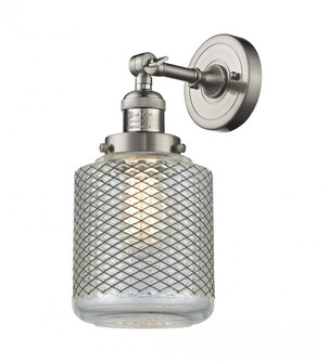 Stanton - 1 Light - 6 inch - Brushed Satin Nickel - Adjustable Sconce (3442|203-SN-G262)