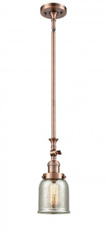 Bell - 1 Light - 5 inch - Antique Copper - Stem Hung - Adjustable Mini Pendant (3442|206-AC-G58)