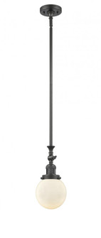 Beacon - 1 Light - 6 inch - Oil Rubbed Bronze - Stem Hung - Adjustable Mini Pendant (3442|206-OB-G201-6)