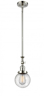 Beacon - 1 Light - 6 inch - Polished Nickel - Stem Hung - Adjustable Mini Pendant (3442|206-PN-G204-6)