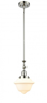 Oxford - 1 Light - 7 inch - Polished Nickel - Stem Hung - Adjustable Mini Pendant (3442|206-PN-G531)