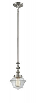 Oxford - 1 Light - 7 inch - Brushed Satin Nickel - Stem Hung - Adjustable Mini Pendant (3442|206-SN-G532-LED)