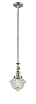 Oxford - 1 Light - 7 inch - Brushed Satin Nickel - Stem Hung - Adjustable Mini Pendant (3442|206-SN-G534-LED)