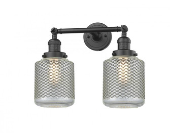 Stanton - 2 Light - 16 inch - Oil Rubbed Bronze - Adjustable Bath Vanity Light (3442|208-OB-G262)