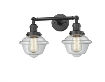 Oxford - 2 Light - 17 inch - Oil Rubbed Bronze - Adjustable Bath Vanity Light (3442|208-OB-G532)